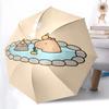 Capybara Begleiter Faltbarer Regenschirm Reise 8 Rippen Sonnenschirm Reise