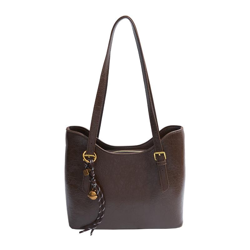 Elegante, ruime totebag voor dames, wintercollectie, stijlvolle schoudertas