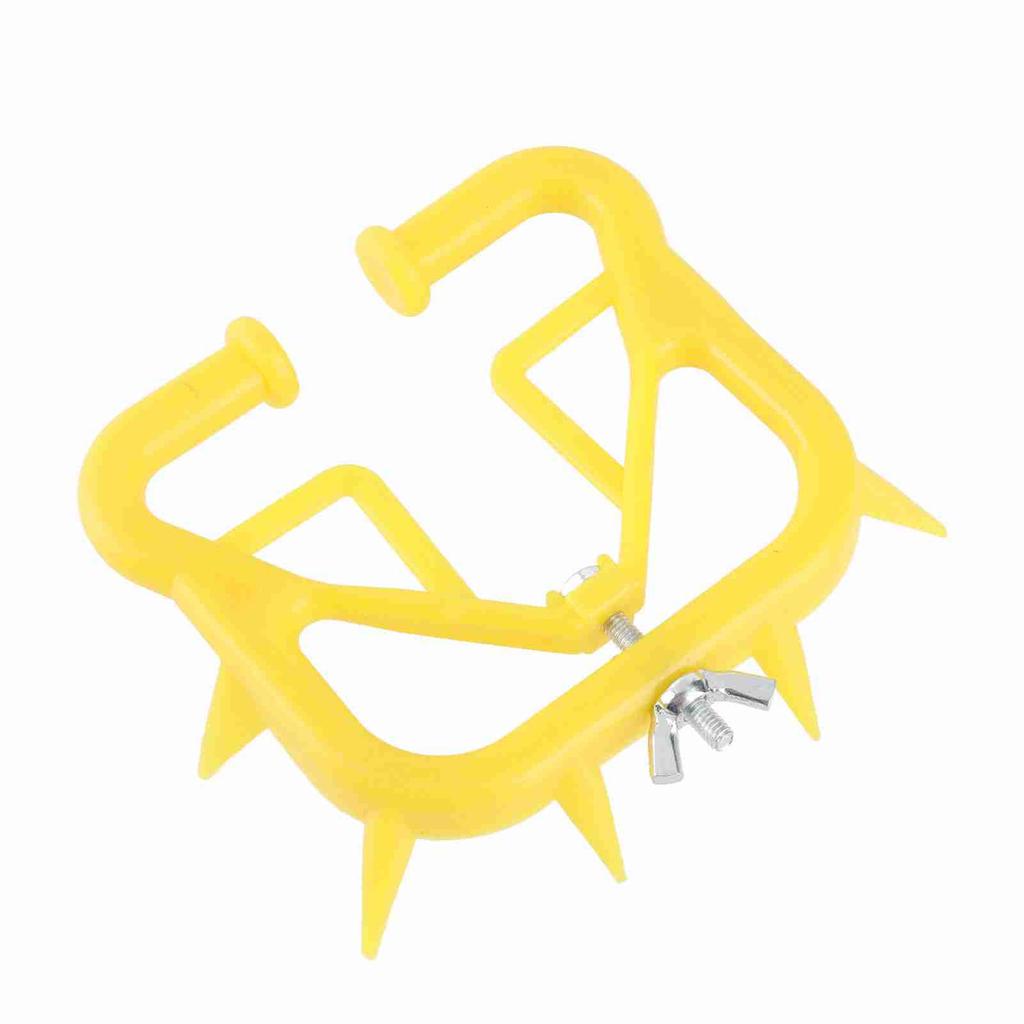 10pcs Cow Nose Thorn Thick Plastic Prevent Milk Sucking Calf Weaner for Farm LivestockYellow