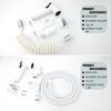 Set Bidet Portatile con Doccetta a Mano Montaggio a Parete Bianco Pistola a Spruzzo Doccia Portatile Rubinetto Risciacquo ad Alta Pressione Spruzzatore Accessori Bagno