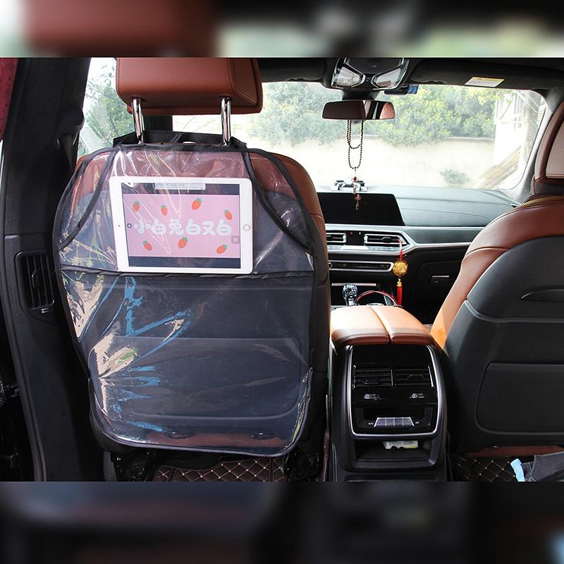 1Pcs Car Anti-Dirt Pad For Children Kids Auto Seat Back Protector Cover Universal Car Back Seat Organizer With Storage Pockets
