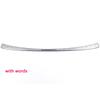 Stainless Steel External Rear Bumper Trim For Lexus NX 250 260 350h 350 F 2022 2023 2024 Trunk Guard Covers Car Accessories 1Pcs