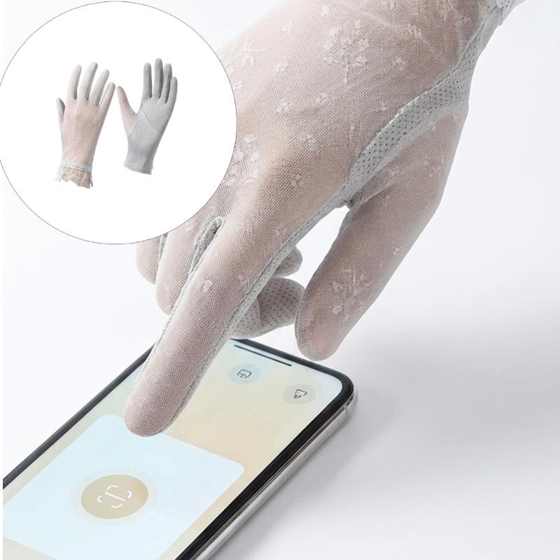 1 Paar Leichte Outdoor-Handschuhe Touchscreen-Funktion Anti-Rutsch-Handschuhe zum Fahren und Radfahren