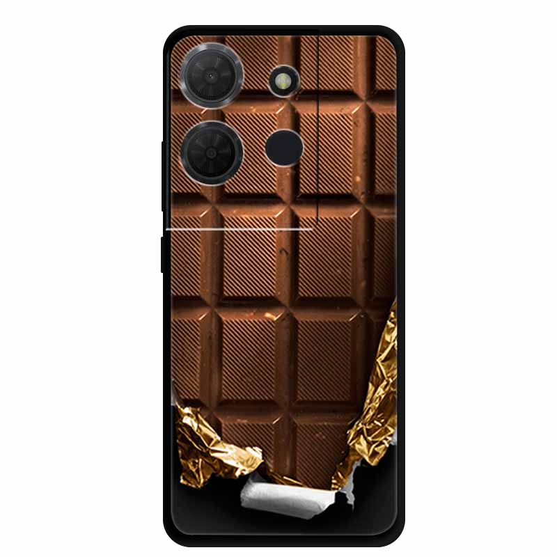 Cover For TCL 503 TPU Silicone Phone Case Flower Blossoms Para Capa Bumper Funda TCL503 Soft Protector Fashion Shockproof Bumper