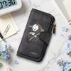 Grim Reaper Print Long Wallet Forever Fashion Multi Card Holder Portable Purse