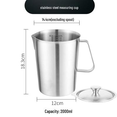 Xihe 304 Stainless Steel Measuring Cup with Scale