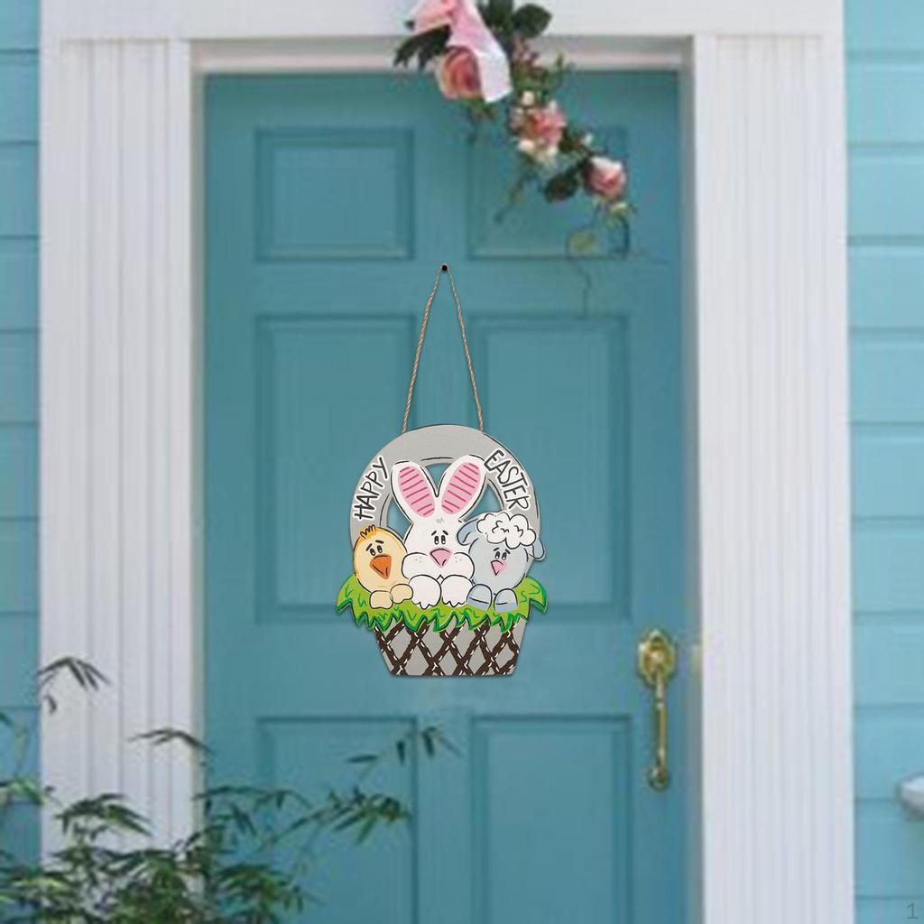 Bunny Wooden Wall Decor - Vibrant Home Accent