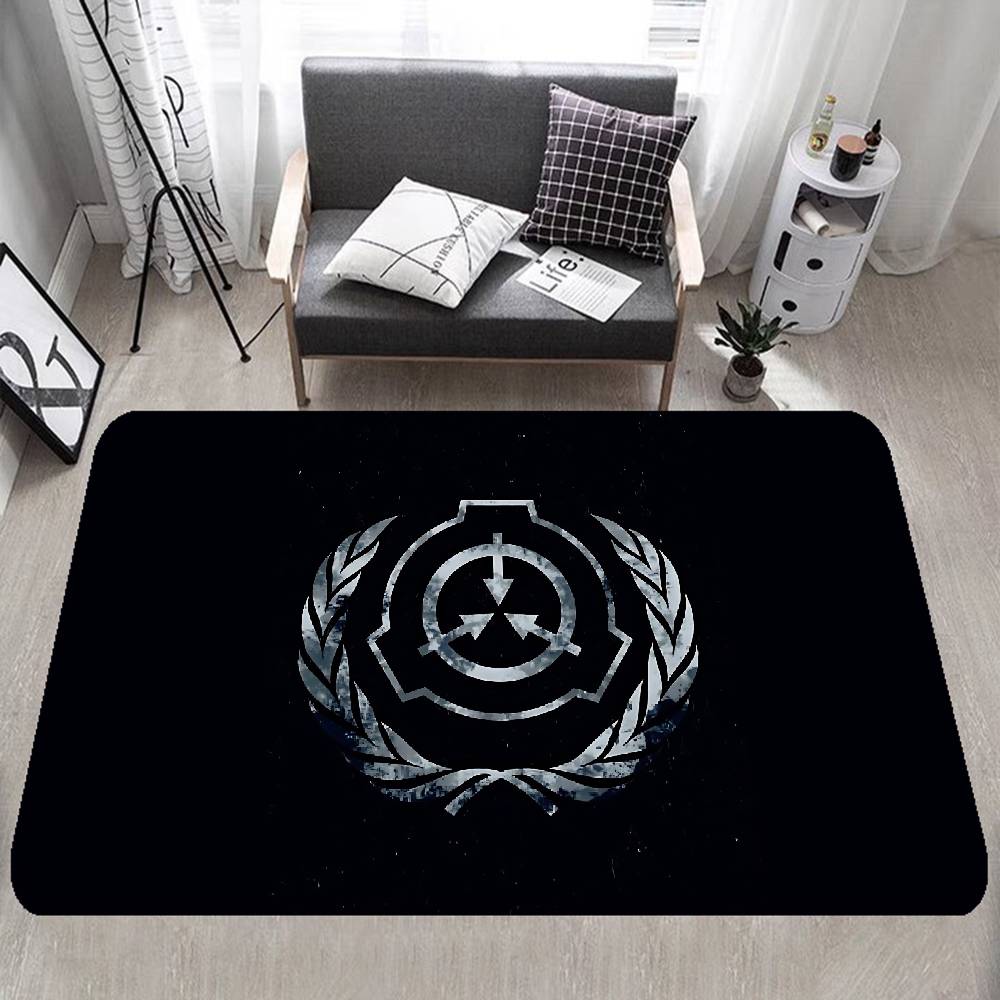 Popular Foundation Scp F-Foundation Game Floor Mat INS Style Soft Bedroom Floor House Laundry Room Mat Anti-skid Bedside Area Ru