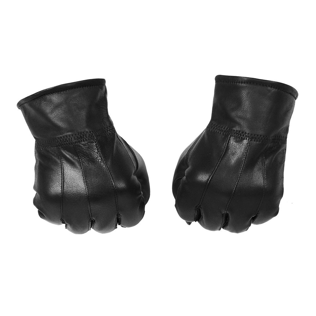 Men's Winter Leather Gloves, Warm Touchscreen Lined Gloves for Business & Outdoor