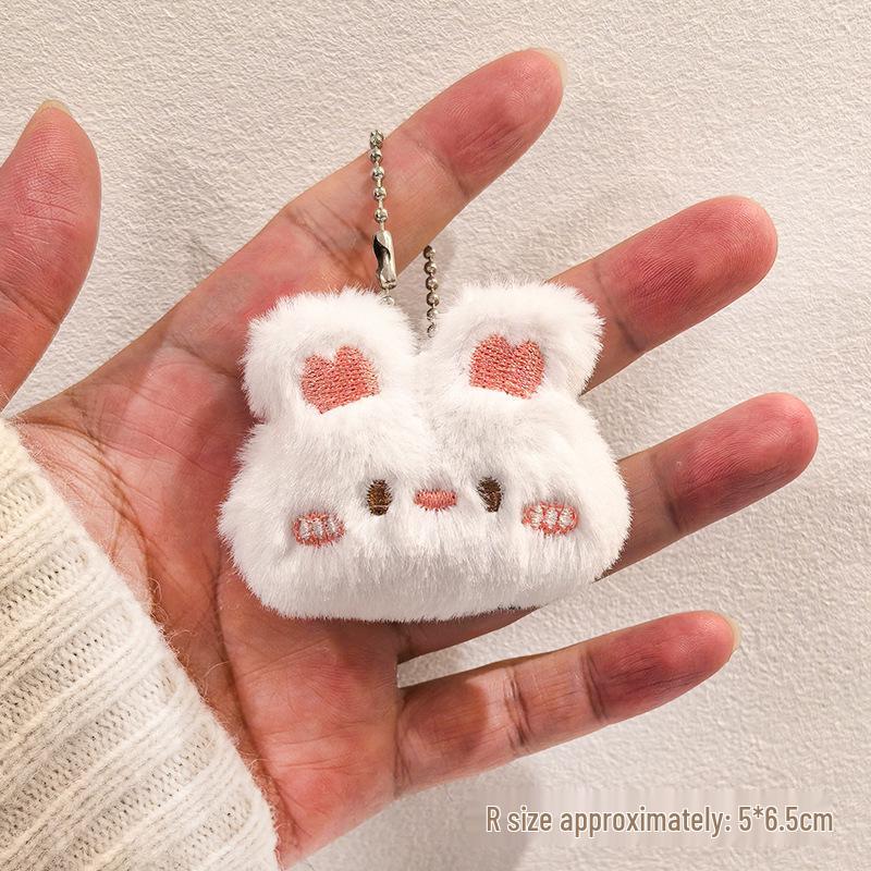 Year of the Sheep Lamb Keychain: Cute Plush Pendant for Students' Bags