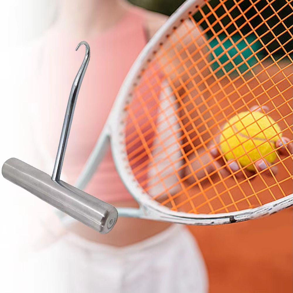 Badminton Tennis Stringing Hook Stainless Steel String Assistance Puller Exercise Equipment