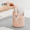 Cute Pen Organizer Bear 2-in-1 Holder & Phone Stand, Macaron Colors Desk Organizer, Large Surface Container Capacity Storage for Pens Makeup