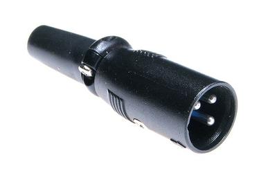 Xlr Microphone Plug 3 Pin Black Great Price