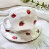 High-value hand-squeezed strawberry ceramic cup saucer tea cup coffee cup saucer set girl afternoon tea irregular cup
