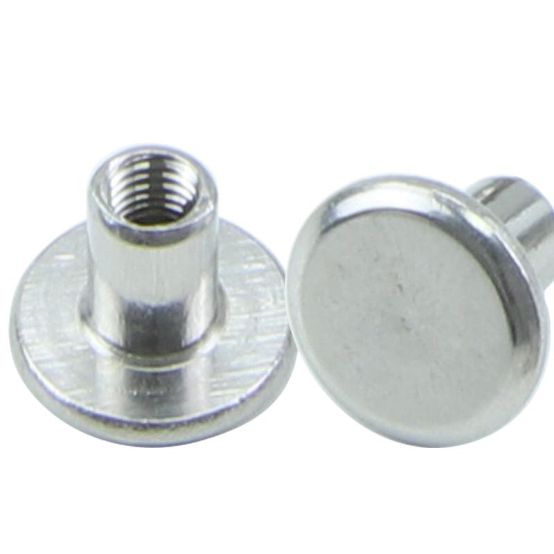 Șuruburi Mamă-și-Copil din Oțel Carbon Nichelat și Piulițe de Blocare 4MM/5MM