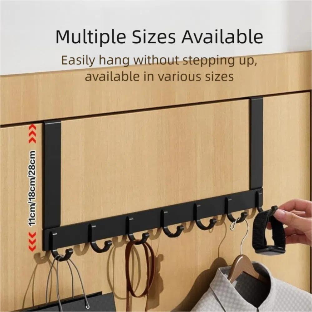 Wall Hanging Over-the-Door Organizer No Drilling Coat Towel Holder New Clothes Hanger  Home Use