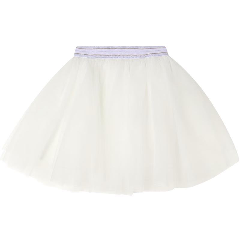 Desa Girls 2026 Summer Sweet Pearlescent Mesh Skirt 160