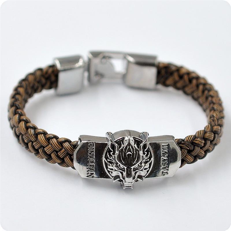 

Anime Men Leather Bracelet Punk Cosplay Bangle Jewelry Gift