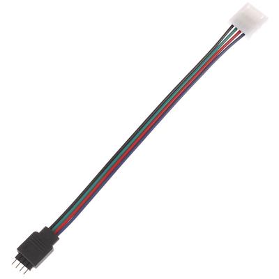 15Cm 5050 Rgb 4 Pin Led Streifen Licht Anschlüsse Streifen Zu Power Adapter Stecker