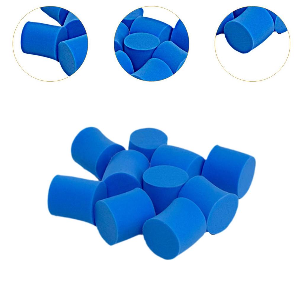 10 Pieces ANT Farm Test Tube Sponge Plug Accessories ANT Nest Moisture Blue for ANT Nest Tool ANT House Stopper ANT Farm Plug