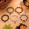 Halloween Pumpkin Bracelet Accessories Women's New Grimace Skull Bat Pendant Bracelet Accessories