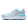 Li Ning Yue Ying 1.0 Ultralichte Ademende Lage Top Hardloopschoenen Dames Sneakers Blauw Wit ARHS028-4
