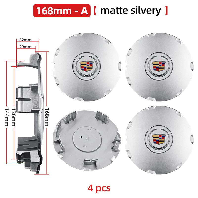 4pcs 140mm 168mm 200mm 203mm Car Wheel Center Hub Caps Tyre Rim Hub Cap Cover Wheels Accessories For Cadillac Escalade SRX