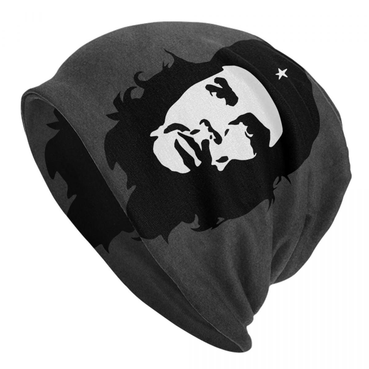 

Кубинский герой Че Гевара Skullies шапочки унисекс хип-хоп зимняя теплая вязаная шапка для взрослых шапки с капюшоном Beanies Hat