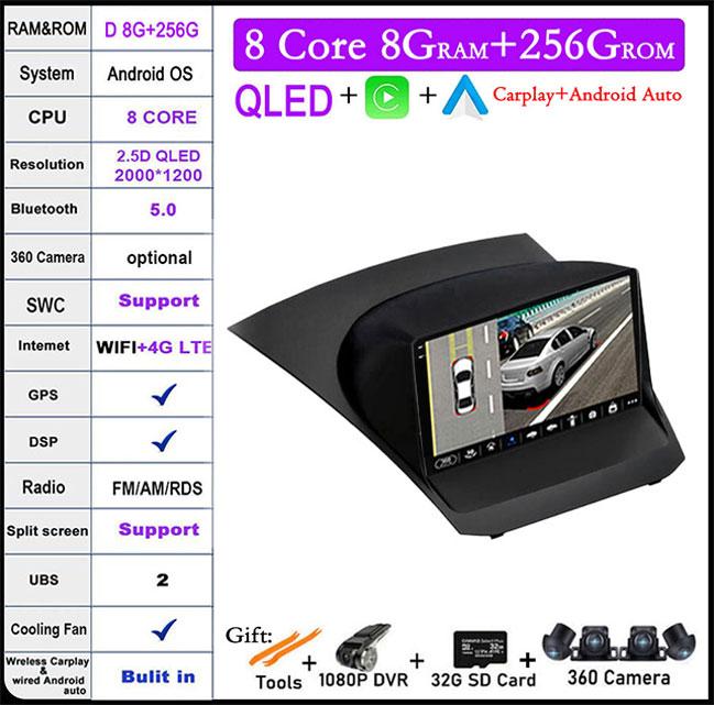 Android 14 For Ford Fiesta Mk7 2009-2017 GPS Navi Bluetooth Car Radio Video Multimedia Player WiFi 4G DSP Stereo Auto Tools