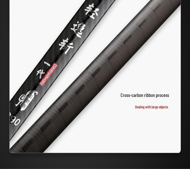 Ultra-Light Carbon Fiber Fishing Rod 3.6m/4.5m Long Cast Sea Rod Set