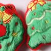 Small Plush Toys for Cats Christmas Cat Toy Soft Santa Claus Snowman Elk Tree Holiday Chew Bite Interactive Pet Enrichment Toy Indoor Claw Scratching