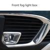 Car Front Bumper Fog Light Cover Trim Hood Lid Bezel Accessories ABS Durable Compatible for 5008 16119191980 16119192080