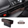 VHOYZ1 Hot 2026 For Benz PU Leather Car Seat Gap Box Interior Seat Side Organizer For Mercedes Benz W176 W177 W204 W205 W212 W213 W206