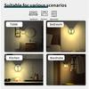 Smart LED Motion Sensor Night Light 1/2 Piece Rechargeable Motion Sensor Night Light Magnetic Wall Mount Three Light Modes