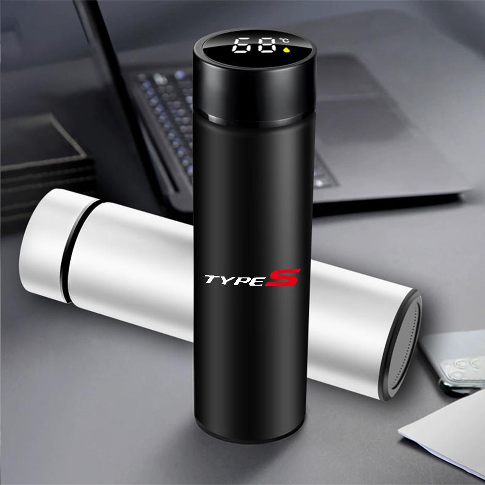 500ml Intelligent Temperature Display Leakproof Vacuum Flasks Coffee Cup For Honda Civer Accord Fit CR-V City Jazz Typer Odyssey CG3