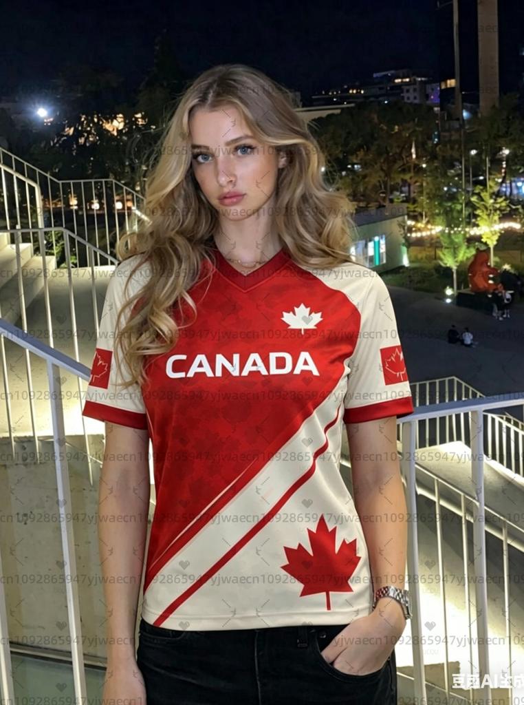 26 Summer Men's&Women's Canada Soccer Jersey Gift For Lovers Tee Fan Gift comfortable soft Fashion Street Top Soccer Fans T-shirt