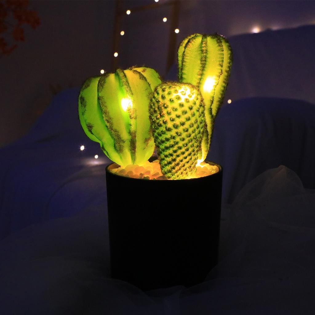 Artificial Plant With Led Lights Fake Plant Potted Tree Indoor Lighting For Living Room Hotel Villa Art Decor Bedroom Home Decor