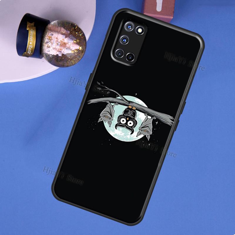 Fashion Cartoon Owl Case For OPPO A74 A94 A54 A57 S A77 A76 A96 A52 A72 A91 A93 A5 A9 A31 A53 A15 A16 A17 Cover