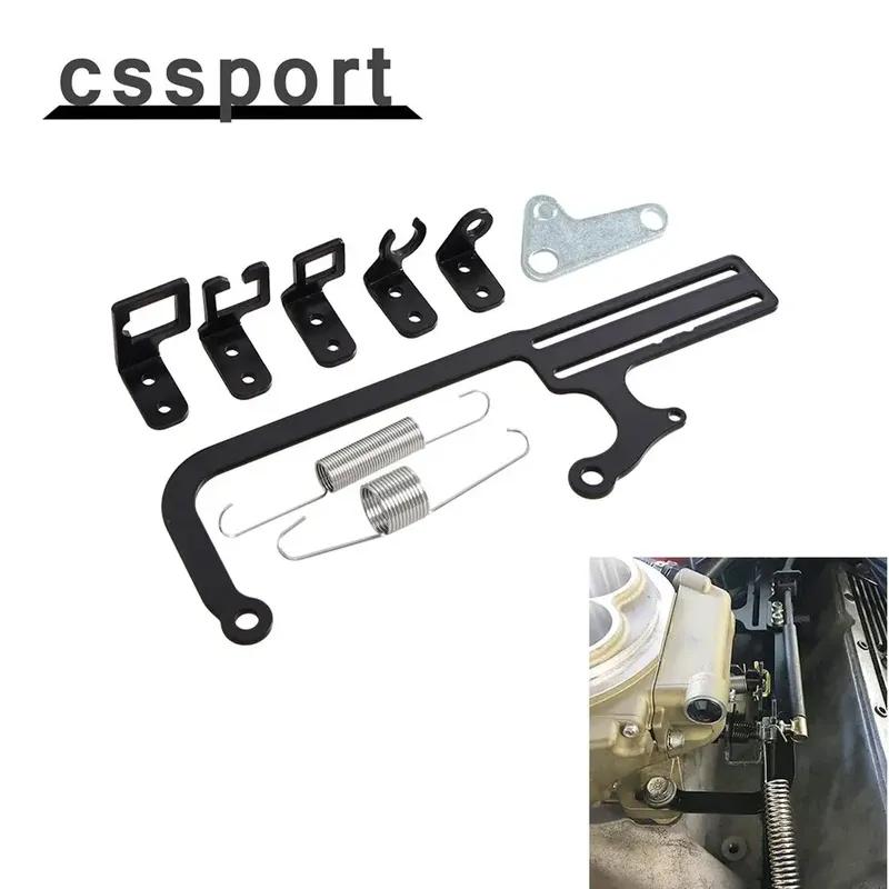 Throttle Cable Mount Kit 304147 For Automatic Transmission TV Cables And 700R4 Transmissions Throttle Bracket Aluminum and Steel