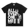 2PAC Tupac American Rap Rapper 2026  New TShirt Unisex 100 Cotton Loose Crew Neck West Coast Rock Trend Short Women