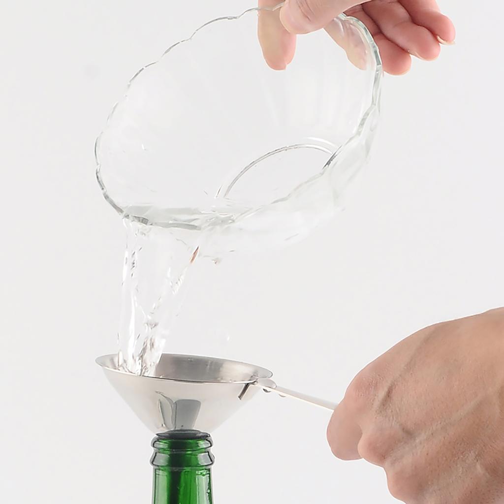 3pcs Funnel for Kitchen Stainless Steel Canning Jar Funnel for Transfer Spices Water Oil Liquid Jam Ingredients