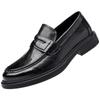 Fashion British Style Men Casual Leather Flat Designer Loafers Outdoor Antiskid Soft Bottom Mocasines Hombre Business Shoe  Walking Shoe