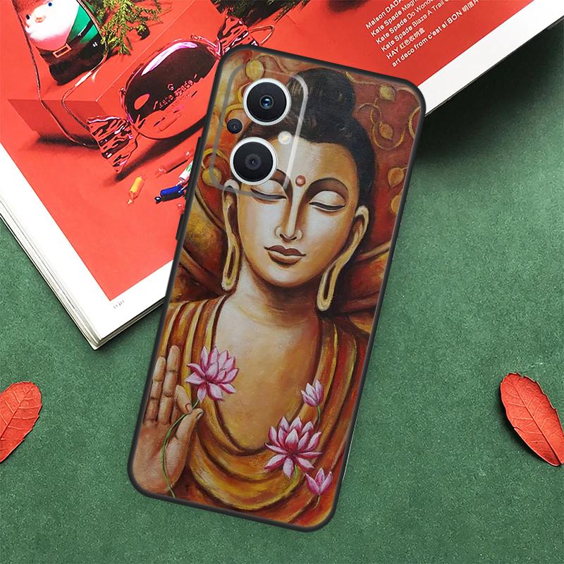 

India Buddha Case For OPPO Reno 7 8 Lite 8T 10 11 12 13 Pro 12F 13F 14F OPPO Find X8 X6 X5 X9 Pro Cover OPPO Reno13 F