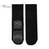 1 Paar Yoga-Socken mit rutschfestem Silikon-Greifer, atmungsaktiv, feuchtigkeitsableitend, professionelle Damen-Ballett-Tanz-Fitness-Pilates-Sport-Wadensocken