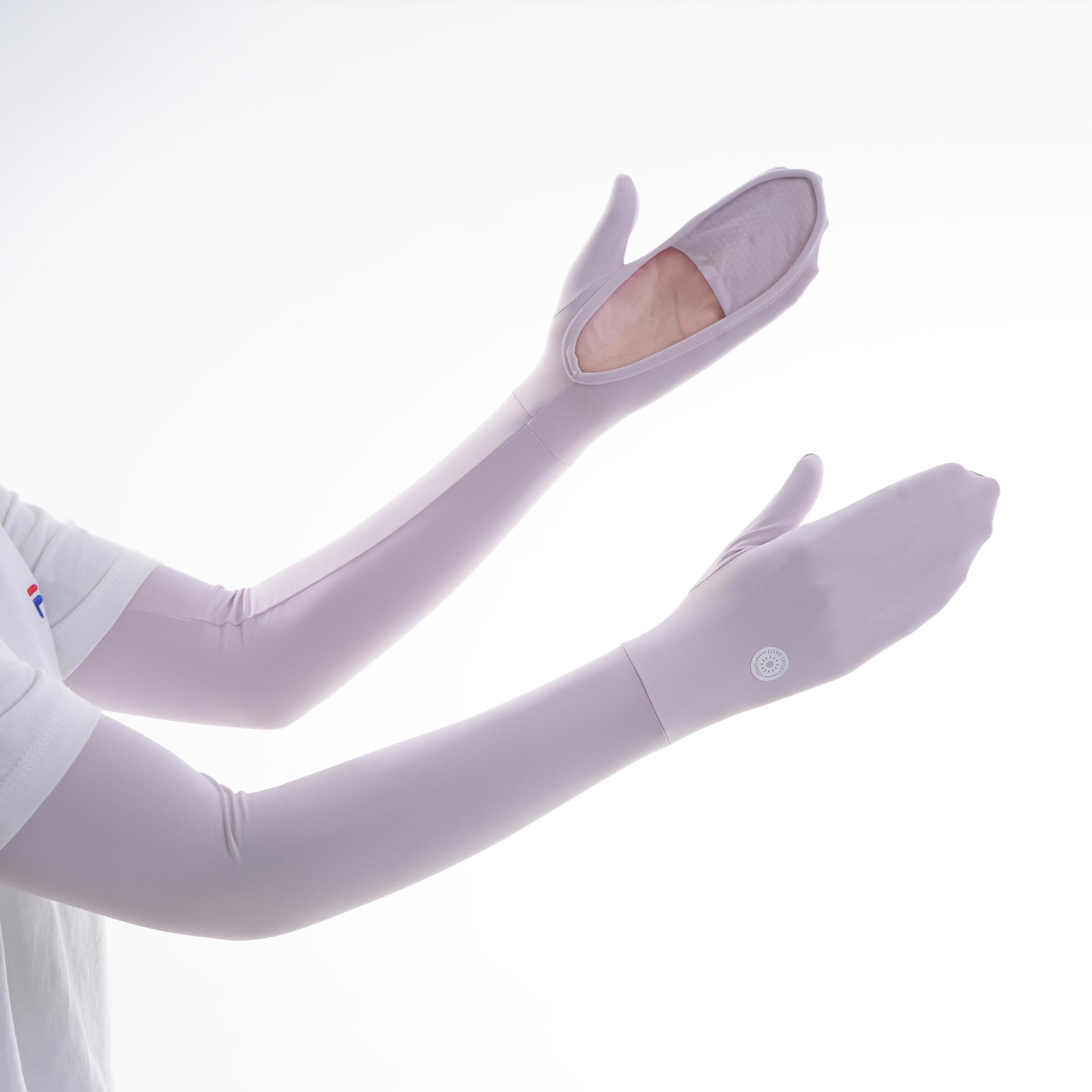 

Sunscreen Ice Sleeves Long Women s Summer Ice Silk Anti Ultraviolet Sun Protection Sun Protection Driving Riding Hand Protection Palm Sleeves One Size