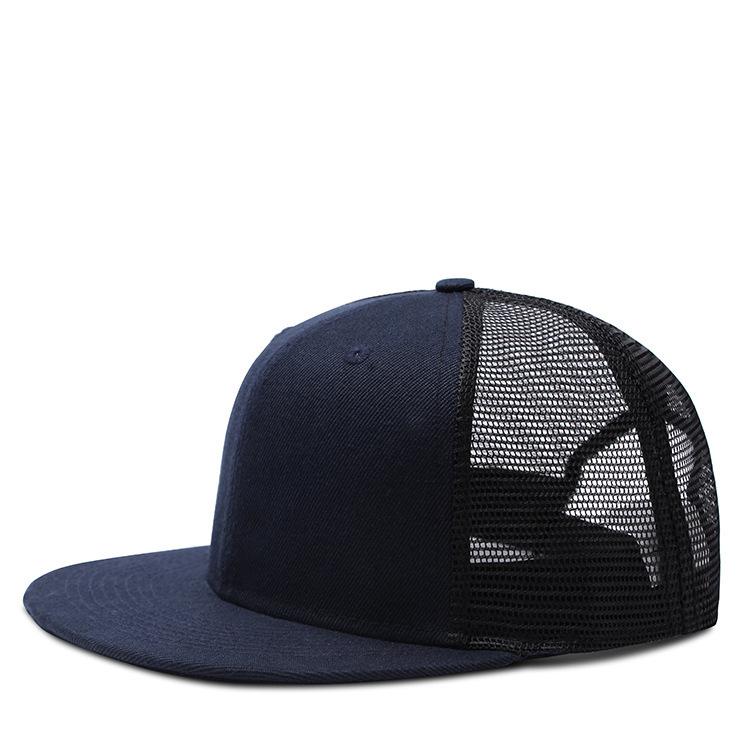 56-60cm HIP HOP Große Größe Frühling Sommer Flacher Schirm Sonnenhut Erwachsener Schlichte Baseballkappe Herren Damen Netz Snapback Kappe Mode