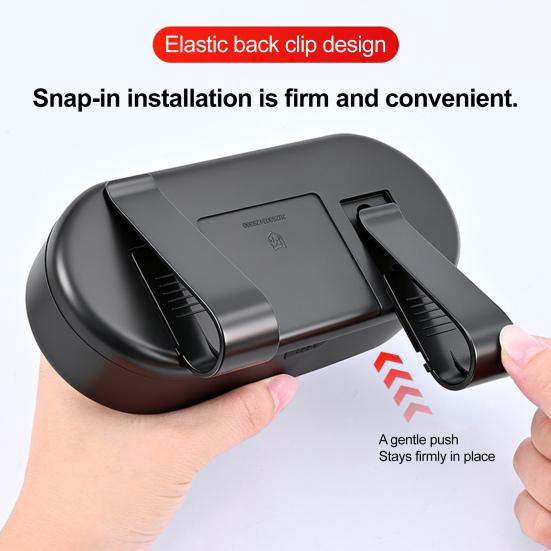 Car Storage Box with Shockproof Velvet Lining for Sunglasses And Small Items Automotive Eyeglasses Storage Case One-Hand Open Organizer