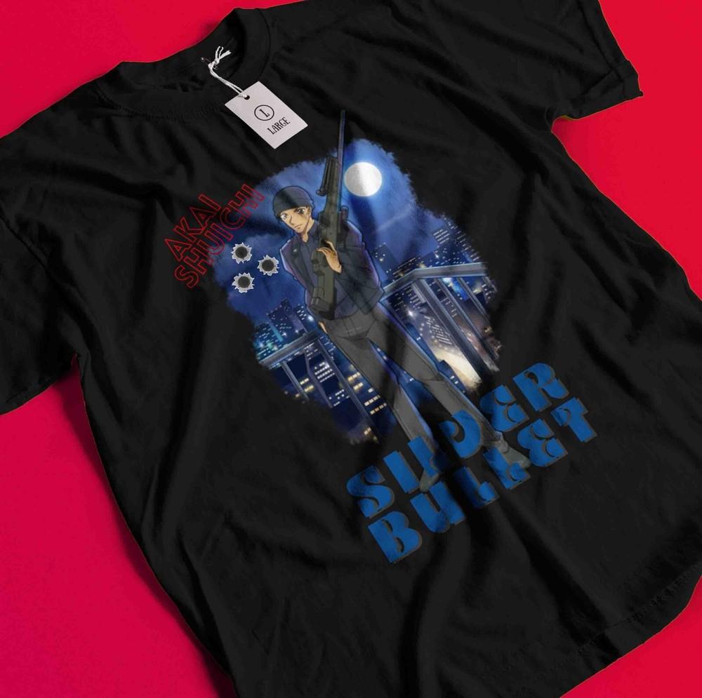 Detective Conan T-Shirt Detective Conan Shirt Akai Shuichi Tee Vermouth Gin Ran BB1013
