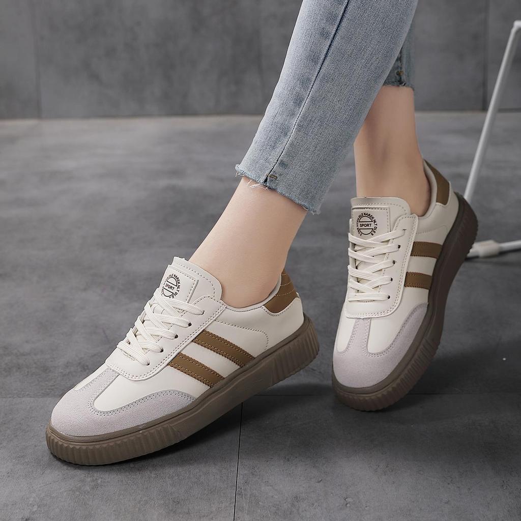 Sneakers Damen Sportschuhe Chunky Casual Weiße Sneakers Mädchen Walking Plateauschuhe