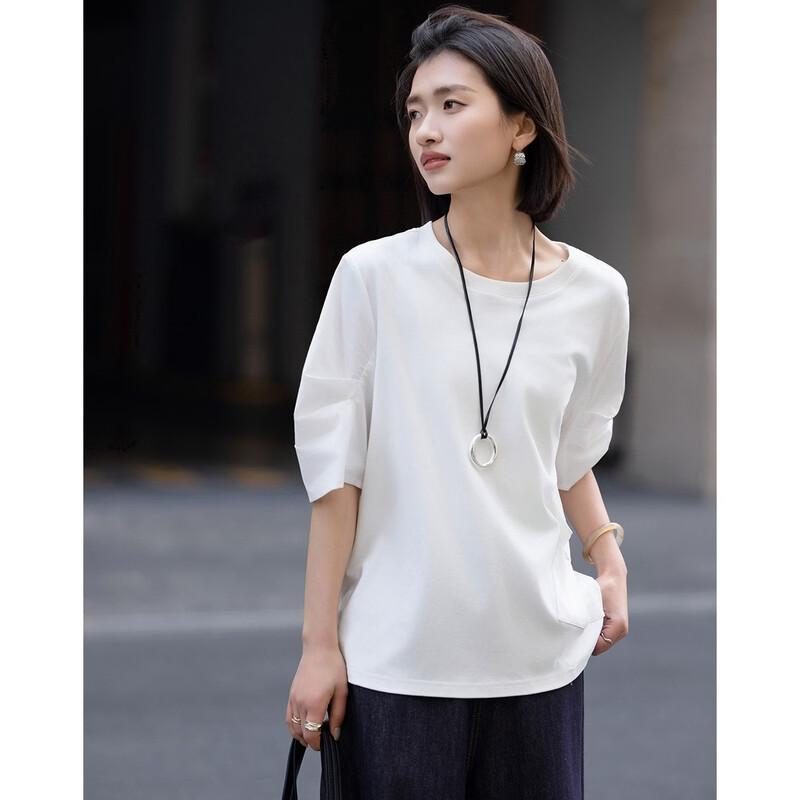 Women's High-Count Pure Cotton Reversible T-Shirt